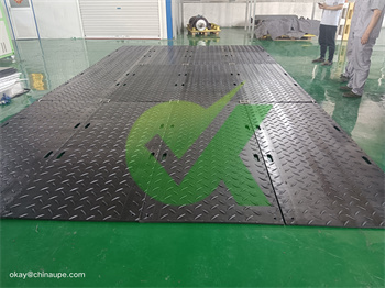 <h3>Logo Branded heavy equipment ground plastic access mat</h3>
